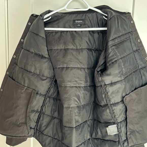 Brixton Men's Black Quilted Shirt Jacket - Picture 6 of 9